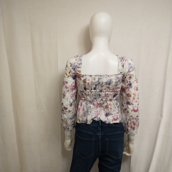 J.Crew Watercolor Print Blouse - Picture 6 of 10